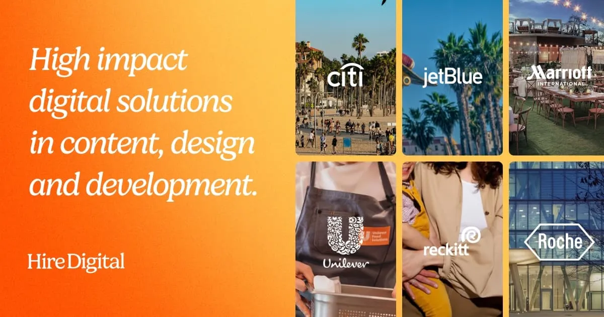 Hire Digital - high impact digital solutions in content, design and development